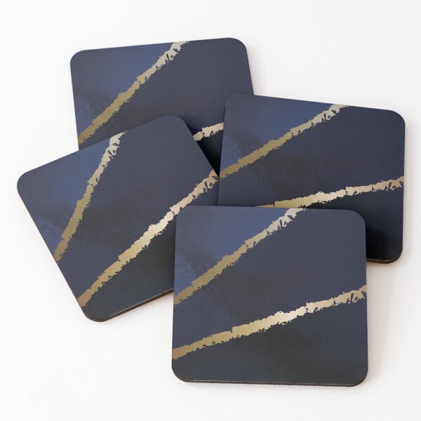 Item preview, Pattern blue gold designed and sold by GOWILDstyle.
