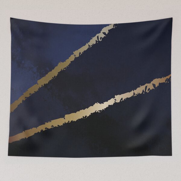 Item preview, Pattern blue gold designed and sold by GOWILDstyle.