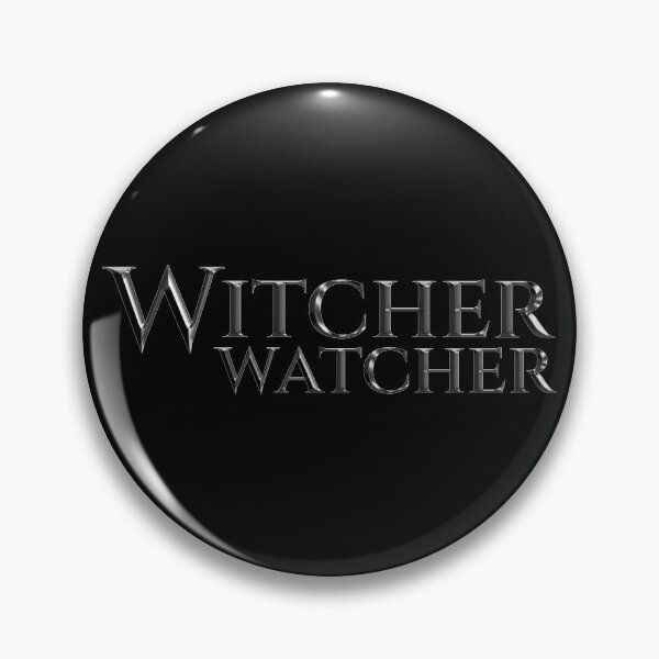 Item preview, Witcher watcher metallic text designed and sold by projectpima.