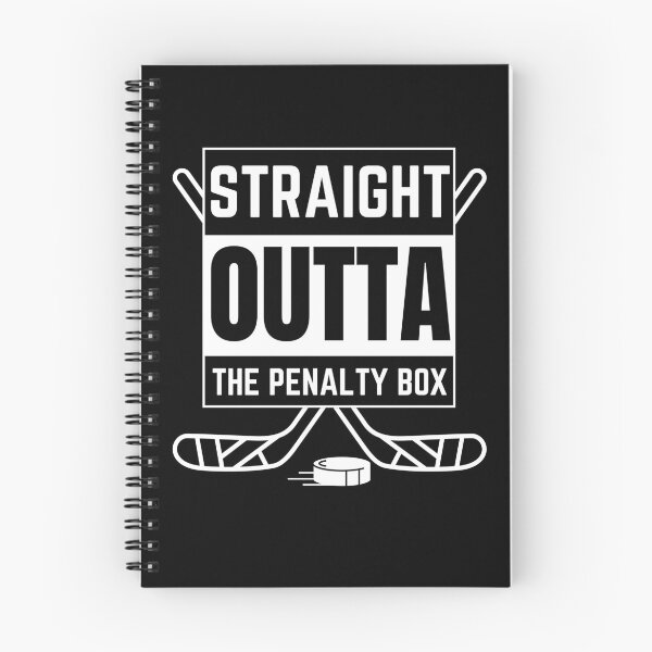 Item preview, Straight Outta The Penalty Box, Funny Ice Hockey Gift, Hockey puck goal, Awesome sports ice stick, designed and sold by PGGO.