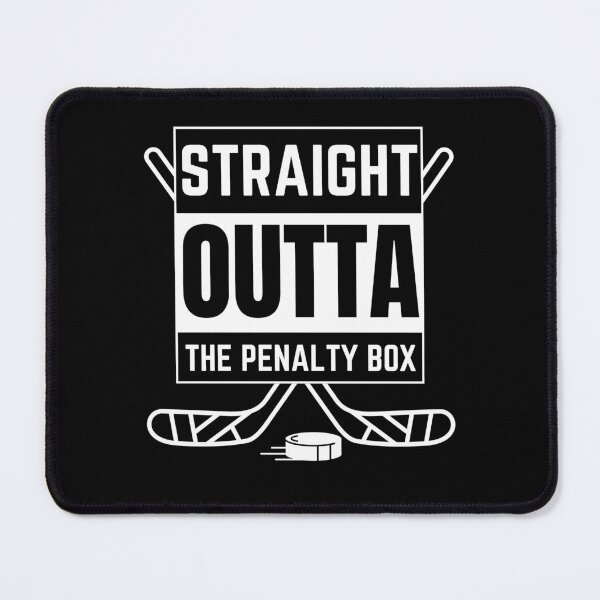 Item preview, Straight Outta The Penalty Box, Funny Ice Hockey Gift, Hockey puck goal, Awesome sports ice stick, designed and sold by PGGO.