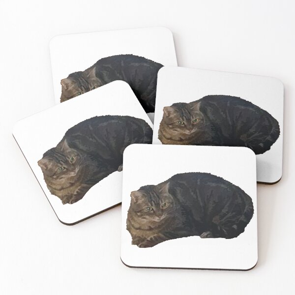 Artikelvorschau, Farbblock Calico Cat, Sookie entworfen und verkauft von doodle-mittens.