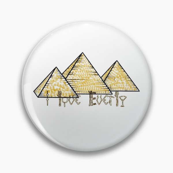 Item preview, " I Love Everly " In Hieroglyphics / Egyptian Hieroglyphics And Pyramids / Valentines Day New Year Birthday And Christmas Gift For Your Lover designed and sold by Man Of Pixels.