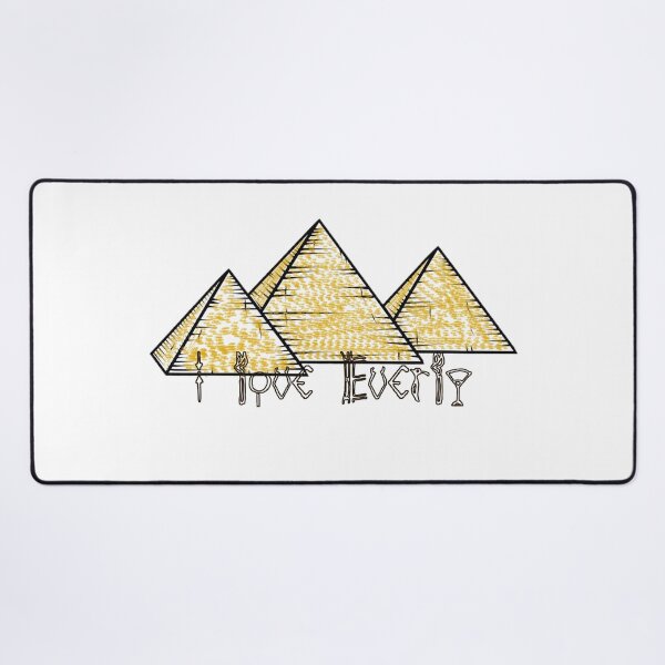 Item preview, " I Love Everly " In Hieroglyphics / Egyptian Hieroglyphics And Pyramids / Valentines Day New Year Birthday And Christmas Gift For Your Lover designed and sold by Man Of Pixels.