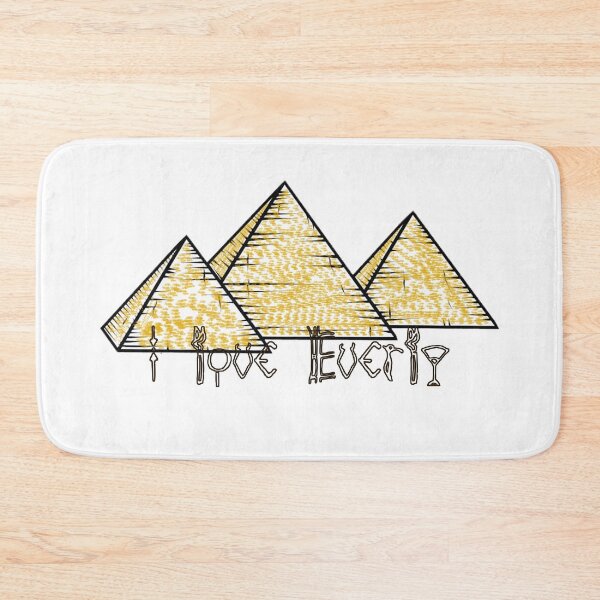 Item preview, " I Love Everly " In Hieroglyphics / Egyptian Hieroglyphics And Pyramids / Valentines Day New Year Birthday And Christmas Gift For Your Lover designed and sold by Man Of Pixels.