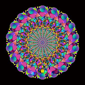 Artwork thumbnail, Fractal Mandala 8 by WarrenPHarris