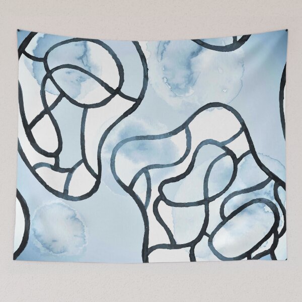 Item preview, Blue Ink Abstract designed and sold by Minxylynx4.