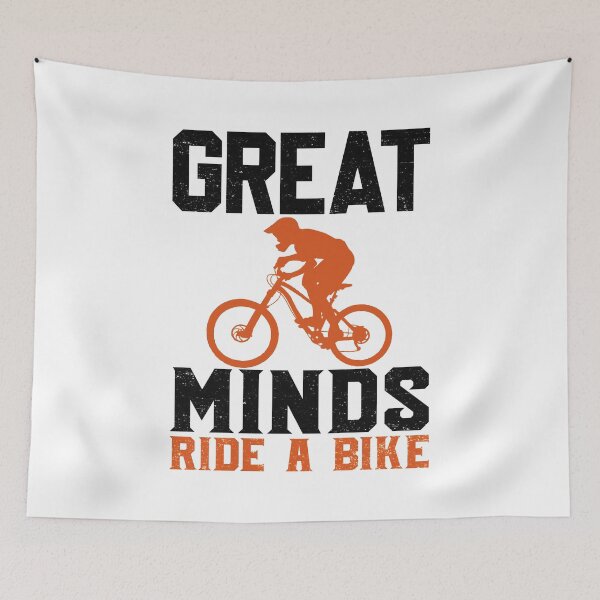 Item preview, Great Minds Ride A Bike - Cycling Quotes designed and sold by Delandor.
