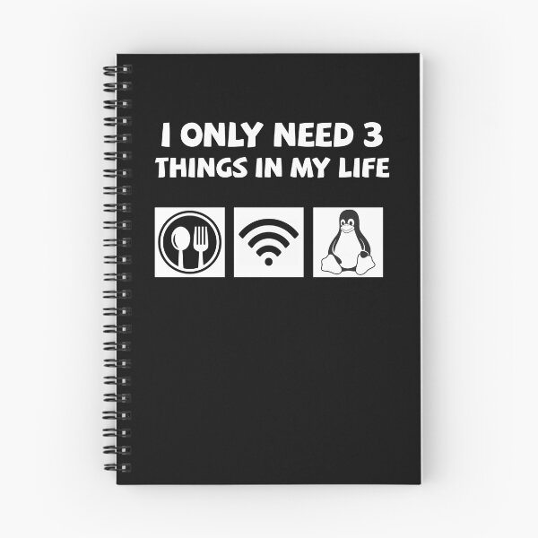 Item preview, Need 3 things in my life: Food, Wifi and Linux designed and sold by IAmNotEagle.