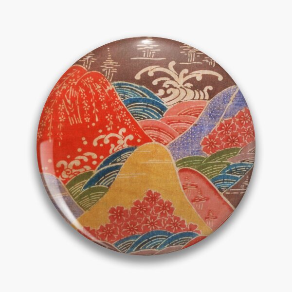 Item preview, Multiple japanese colors mountains designed and sold by Byfab.