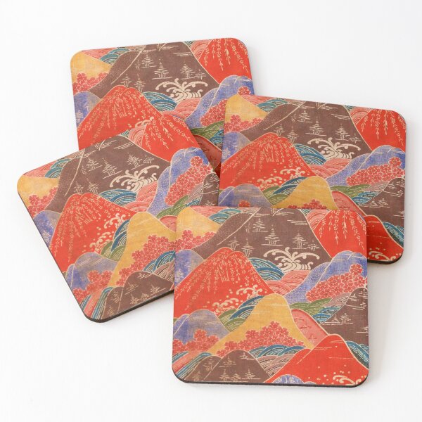 Item preview, Multiple japanese colors mountains designed and sold by Byfab.
