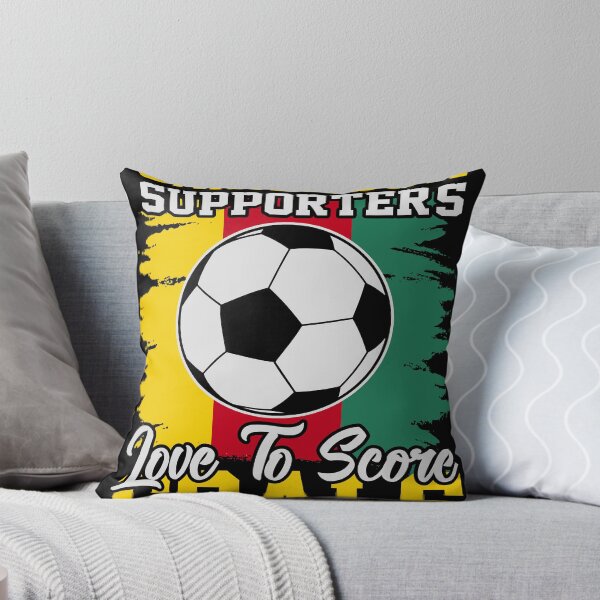 Item preview, Cameroonian soccer supporter Love to Soccer Goals African Cameroon Flag T-Shirt designed and sold by atshirtdesigner.