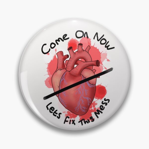 Item preview, Come on now lets fix this mess - heart   designed and sold by InfernaRegalia.