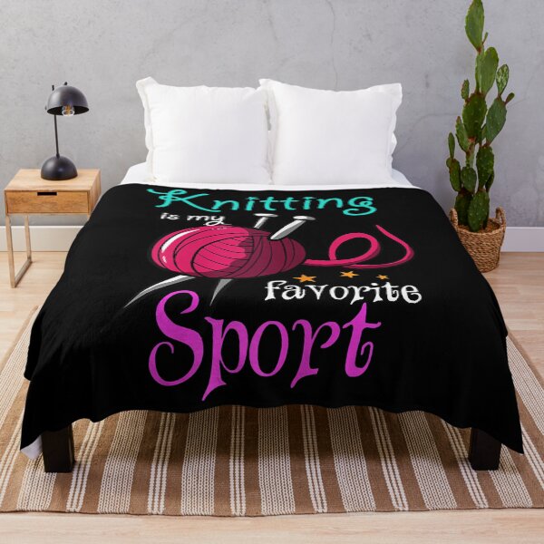 Item preview, Knitting Is My Favorite Sport - Knitting Lover designed and sold by RobertJason.
