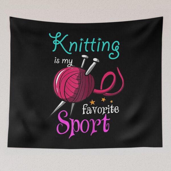 Item preview, Knitting Is My Favorite Sport - Knitting Lover designed and sold by RobertJason.