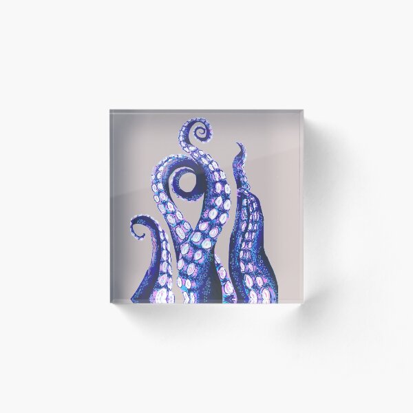 Octopus Tentacles Acrylic Block