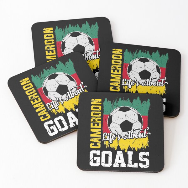 Item preview,  Cameroonian soccer supporter Life's About Goals African Cameroon Flag T-Shirt designed and sold by atshirtdesigner.