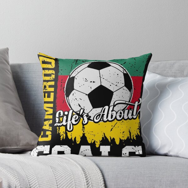 Item preview,  Cameroonian soccer supporter Life's About Goals African Cameroon Flag T-Shirt designed and sold by atshirtdesigner.