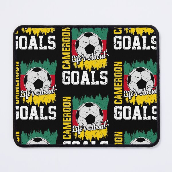 Item preview,  Cameroonian soccer supporter Life's About Goals African Cameroon Flag T-Shirt designed and sold by atshirtdesigner.