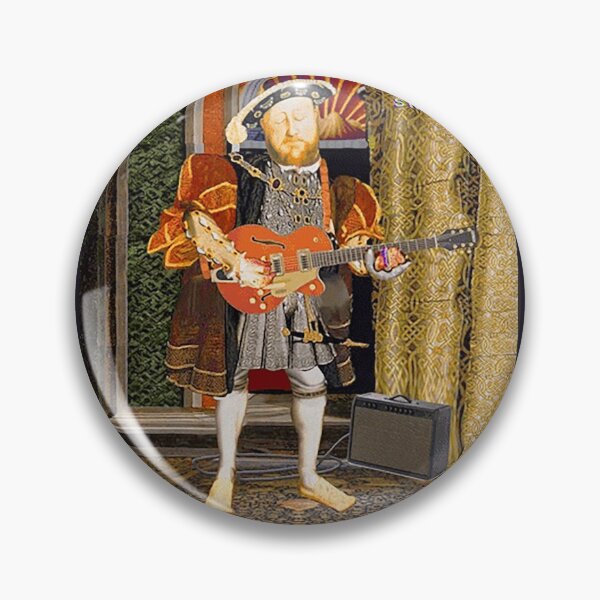 Item preview, Henry VIII blues live streaming - funny dystopian pop art designed and sold by Xdelacra.