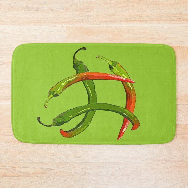 Item preview, Green and red pepper spice Abstract color designed and sold by artdragongift 15.