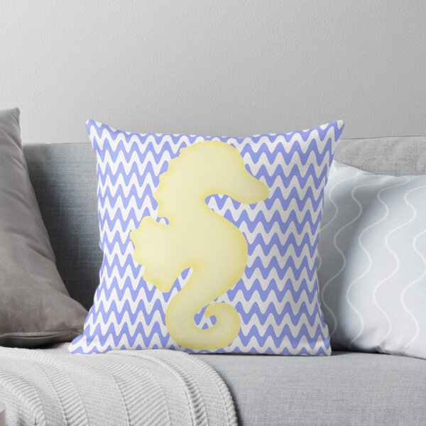 Item preview, Yellow & Blue Seahorse designed and sold by BeachBumFamily.