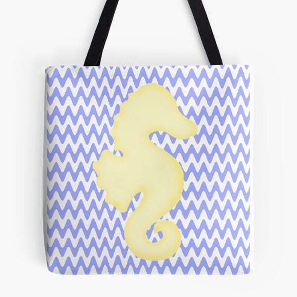Item preview, Yellow & Blue Seahorse designed and sold by BeachBumFamily.