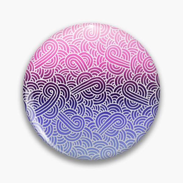 Item preview, Ombré omnisexual colours and white swirls doodles designed and sold by savousepate.