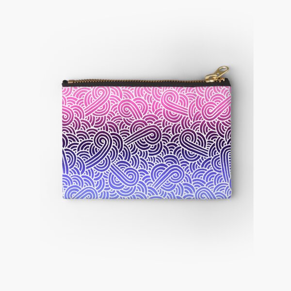 Item preview, Ombré omnisexual colours and white swirls doodles designed and sold by savousepate.