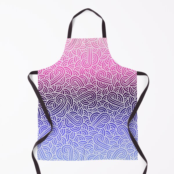 Item preview, Ombré omnisexual colours and white swirls doodles designed and sold by savousepate.