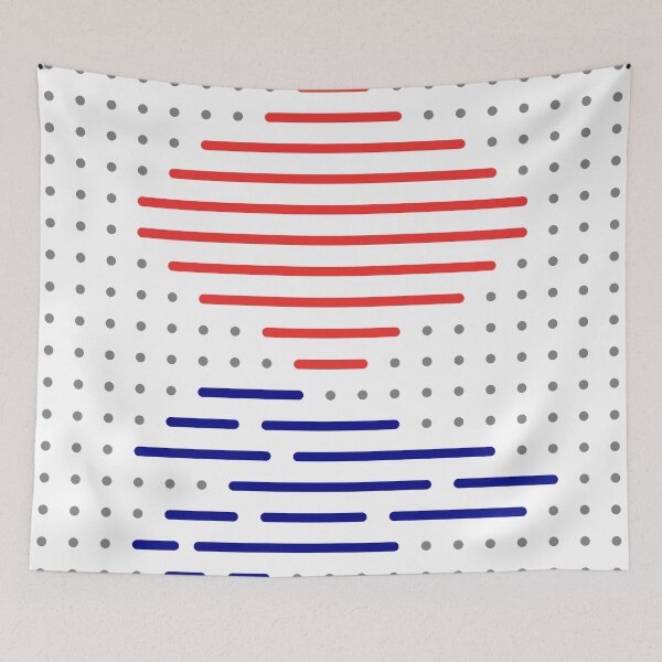 Item preview, Abstract Sunset Art - Dot and Line Sunset Art - Modern Abstract Geometric Art designed and sold by jacnotjac.