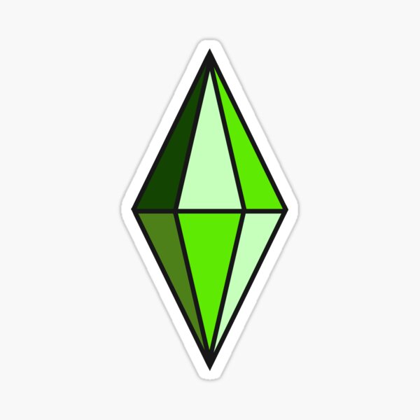 The Sims Plumbob Sticker For Sale By Snoopyslegacy Redbubble