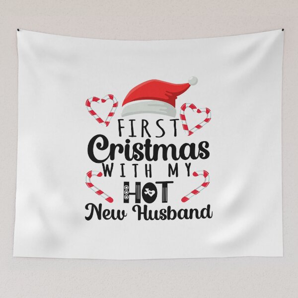 Item preview, First Christmas With My Hot New Husband Couples Christmas  designed and sold by TheCrownPr.