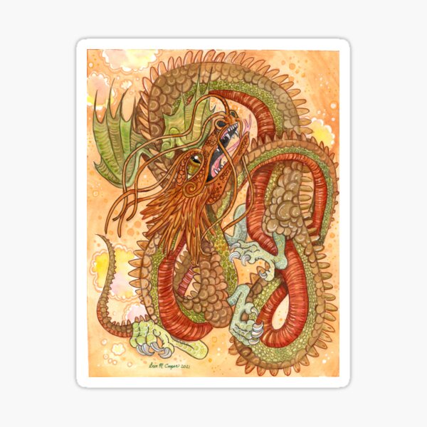 Shen Tsu Flight of Dragons  Sticker