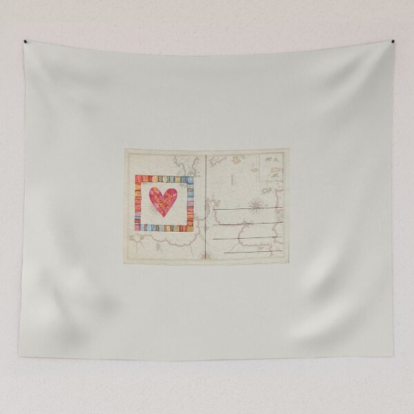 Item preview, Hand drawn back postcard  designed and sold by vita masi.