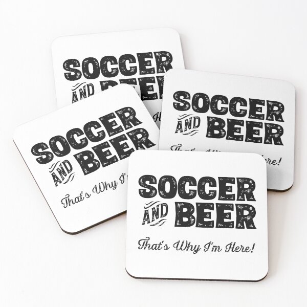 Item preview, Soccer and Beer that's why I'm here! Sports fan product designed and sold by theodoros20.