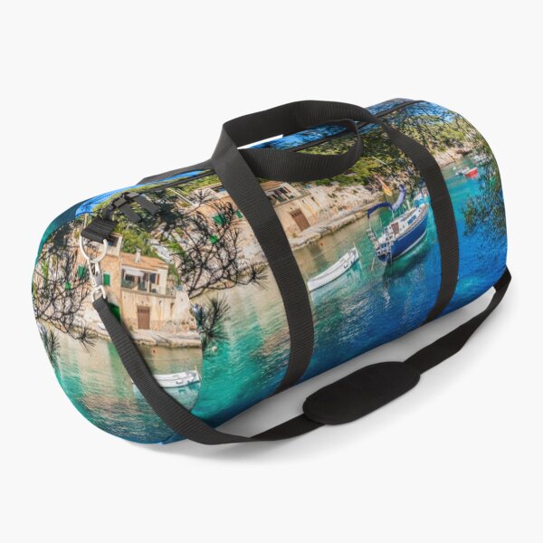 Item preview, Cala Figuera framed by trees, Mallorca, Spain designed and sold by Lyl Dil Creations.