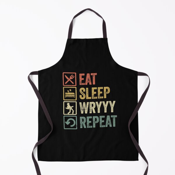 Item preview, Funny eat sleep wryyy repeat retro vintage gift designed and sold by HN-ART.