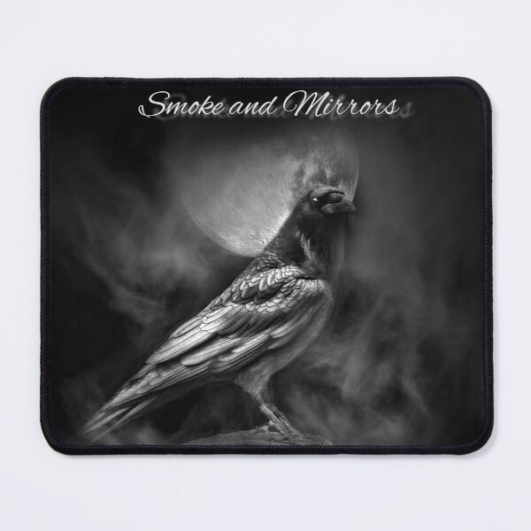 Item preview, Smoke and Mirrors Raven in Mist and Reflected in Water with Moon designed and sold by Stephanie Laird.