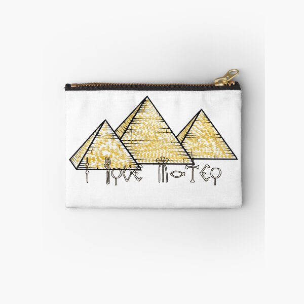 Item preview, " I Love Mateo " In Hieroglyphics / Egyptian Hieroglyphics And Pyramids / Valentines Day New Year Birthday And Christmas Gift For Your Lover designed and sold by Man Of Pixels.