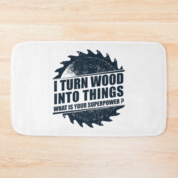 Item preview, Mens I Turn Wood into Things Superpower Woodworking graphic designed and sold by theodoros20.
