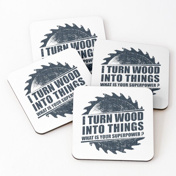 Item preview, Mens I Turn Wood into Things Superpower Woodworking graphic designed and sold by theodoros20.