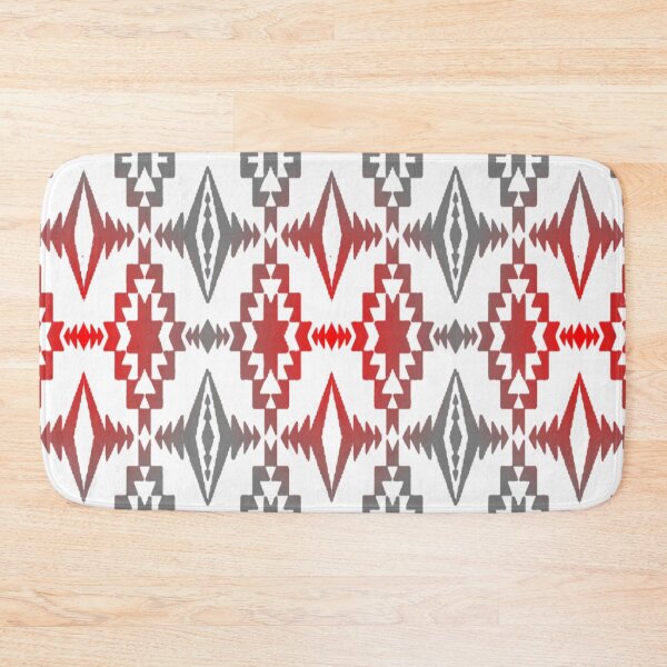 Item preview, Red / Grey / White Gradient Native Print designed and sold by JMWCD.