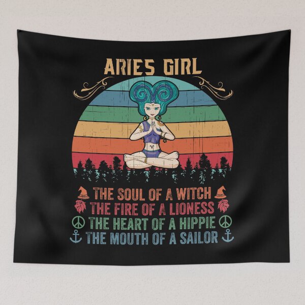 Item preview, Aries Girl The Soul of Witch Mouth of Sailor designed and sold by hoangtrongkhiem.