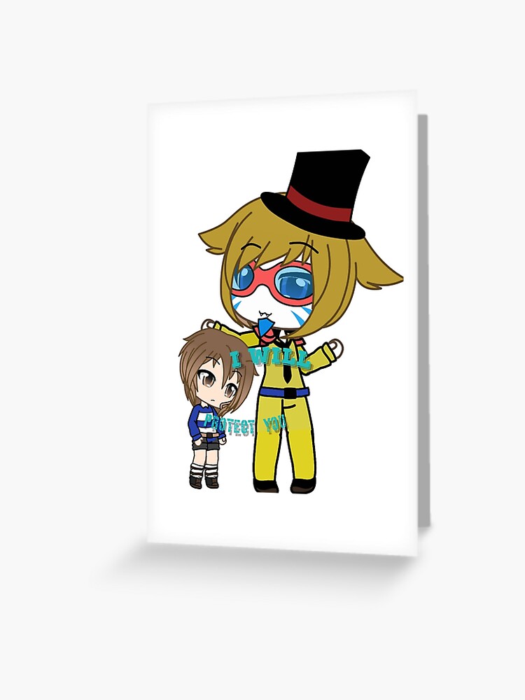 Glamrock Freddy and Gregory fnaf security breach | Greeting Card