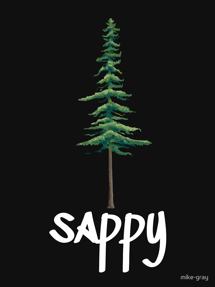 Sappy Tall Green Pine Tree Design by mike-gray
