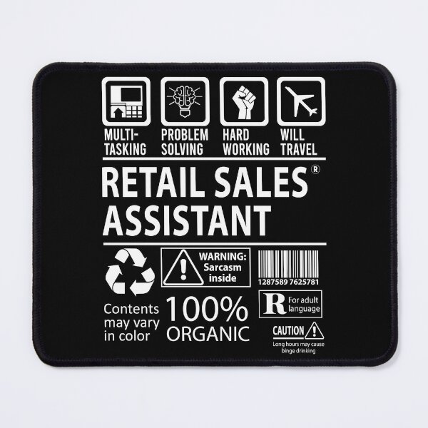 Item preview, Retail Sales Assistant T Shirt - MultiTasking Certified Job Gift Item Tee designed and sold by killingworthhi.