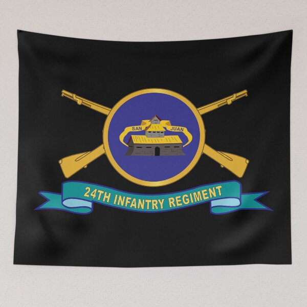Item preview, Army - 24th Infantry Regiment w Br - Ribbon X 300 designed and sold by Military Insignia Products.