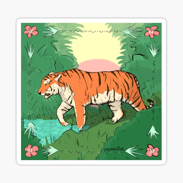 tiger Sticker