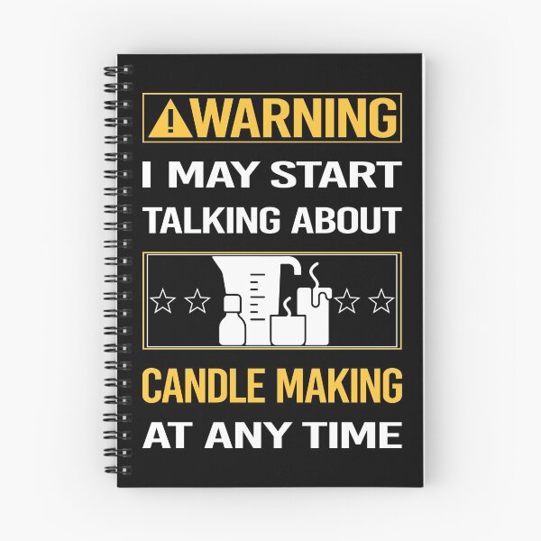 Item preview, Funny Warning Candle Making Candles designed and sold by ArydeaNoriega.